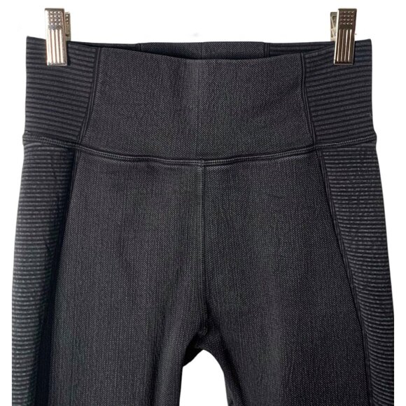 AERIE OFFLINE Charcoal Gray Big Chill High-Waist Seamless Women's Leggings Small - Picture 5 of 9